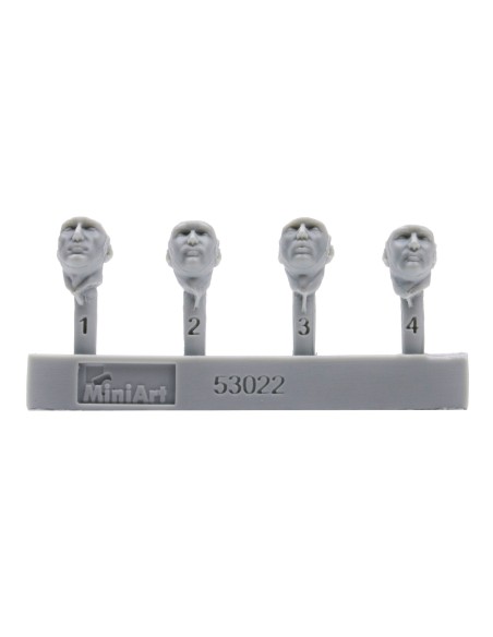 German Tank Riders Set 1 - Resin Heads