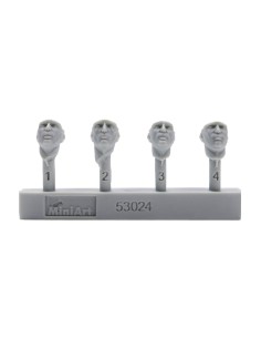 German Tank Riders Set 2 Resin Heads 2