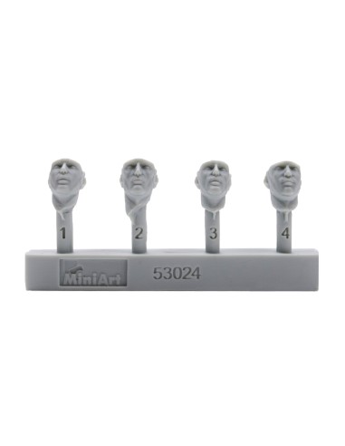 German Tank Riders Set 2 Resin Heads