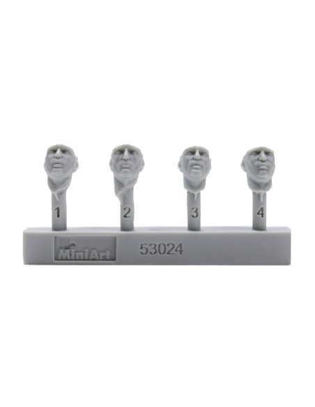 German Tank Riders Set 2 Resin Heads