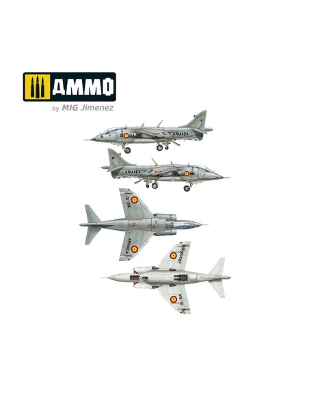 Harrier AV-8S MATADOR Spanish, American, British versions