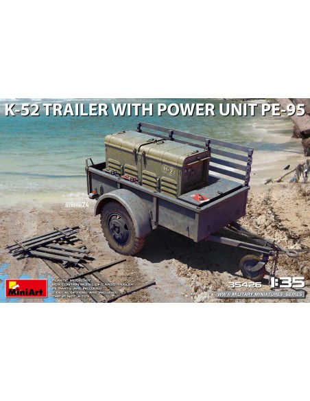 K-52 TRAILER w/POWER UNIT PE-95