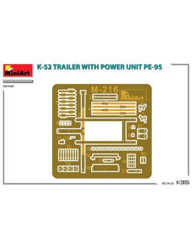 K-52 TRAILER w/POWER UNIT PE-95
