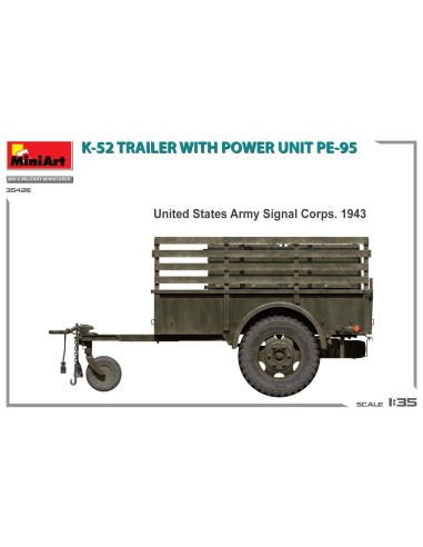 K-52 TRAILER w/POWER UNIT PE-95