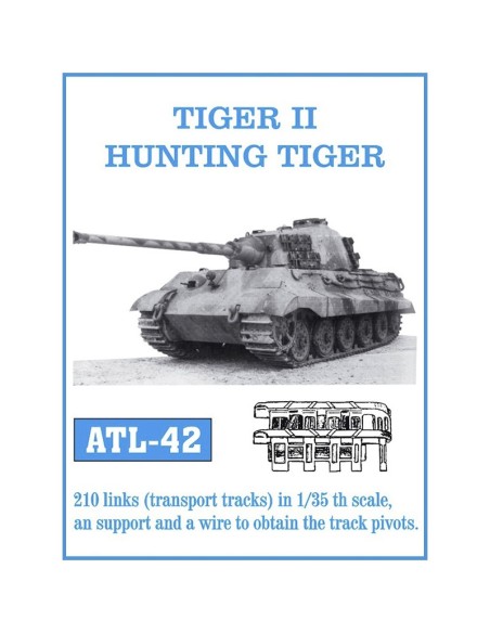 1/35 Orugas metálicas Tigre II Hunting Tiger