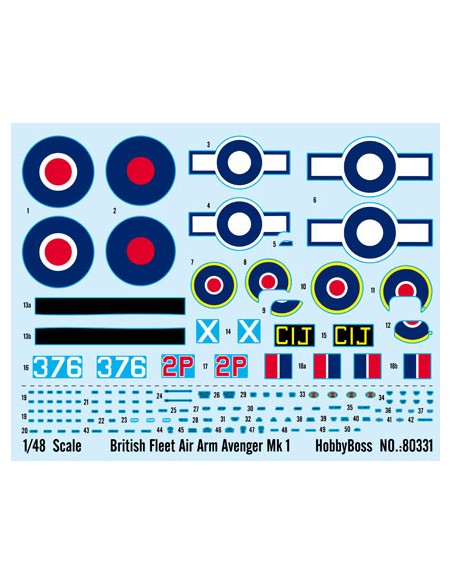 British Fleet Air Arm Avenger Mk 1