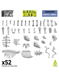 SET IMPRESO EN 3D - HUESOS DE ANIMALES