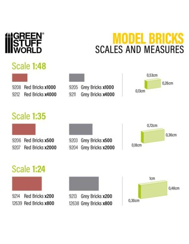 LADRILLOS - ROJO X500 1:35