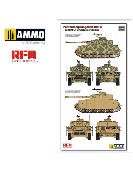 Panzerkampfwagen IV Ausf.G Sd.Kfz.161/1 w/workable track links LEER DESCRIPCION