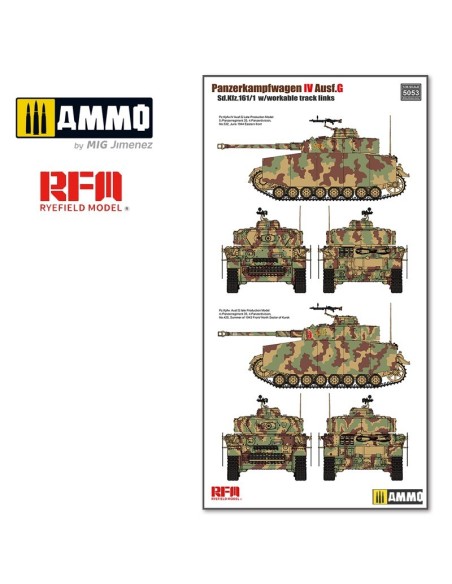 Panzerkampfwagen IV Ausf.G Sd.Kfz.161/1 w/workable track links LEER DESCRIPCION