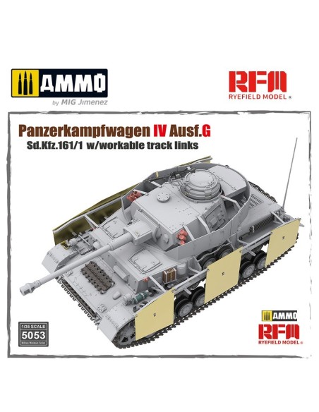 Panzerkampfwagen IV Ausf.G Sd.Kfz.161/1 w/workable track links LEER DESCRIPCION