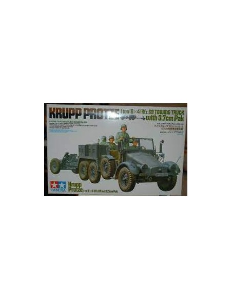 Krupp Protze 1 ton (6x4) Kfz.69 Towing Truck with 3.7cm Pak