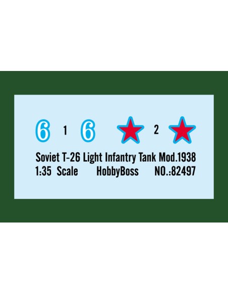 Soviet T-26 Light Infantry Tank Mod.1938