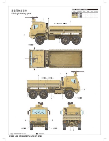 M1083 FMTV Cargo Truck w/ Armor Cab