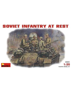 Soviet Infantry at Rest.WW II