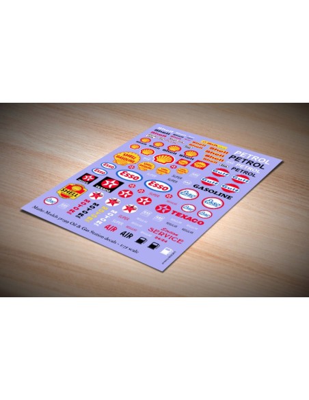 Oil & Gas Station decals
