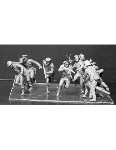 Soviet Marines, Attack, 1941-1942. Eastern...