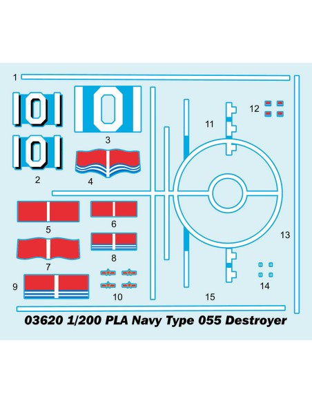 PLA Navy Type 055 Destroyer 1/200