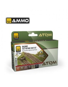 ATOM Set de pintura rápida de Vías Férreas
