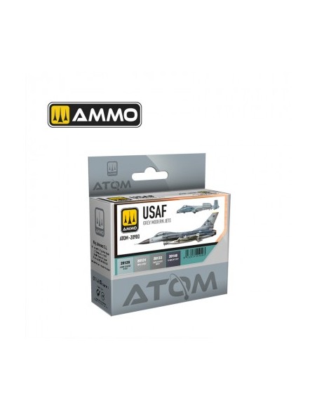 ATOM Set Colores Grises USAF para Reactores Modernos
