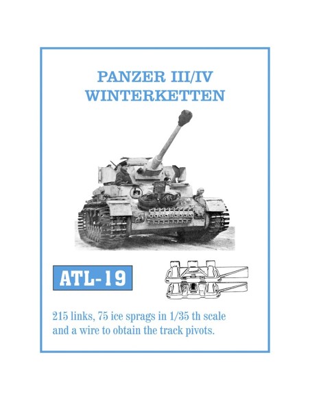 1/35 ORUGAS METÁLICAS PANZER III/IV WINTERKETTEN
