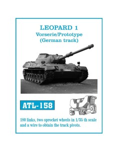 1/35 ORUGAS METÁLICAS LEOPARD 1 VORSERIE / PROTOTIPO ALEMANA