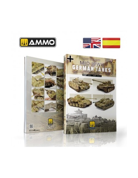 Cómo Pintar Tanques Alemanes de Mediados de la 2GM (FEB 1943 - SEP 1944) (Bilingüe)