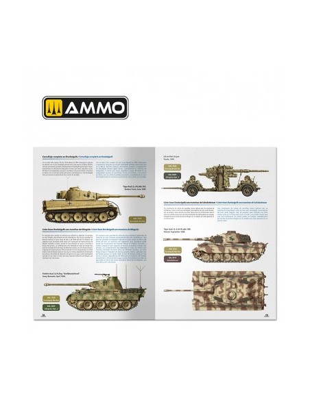 Cómo Pintar Tanques Alemanes de Mediados de la 2GM (FEB 1943 - SEP 1944) (Bilingüe)