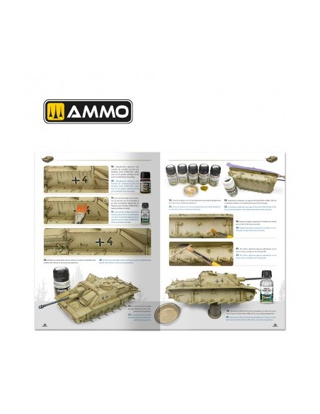 Cómo Pintar Tanques Alemanes de Mediados de la 2GM (FEB 1943 - SEP 1944) (Bilingüe)