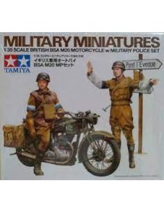 British BSA M20 Motorcycle w/Military Police