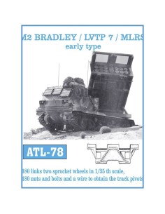 1/35 ORUGAS METÁLICAS M2 BRADLEY / LVTP 7 /MLRS MODELO...