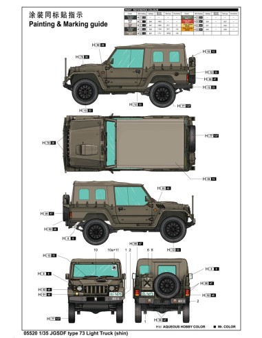 JSDF Mitsubishi type 73 Light Truck (shin)
