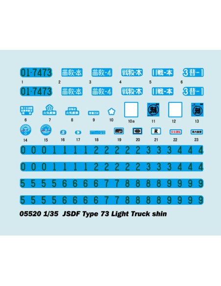 JSDF Mitsubishi type 73 Light Truck (shin)