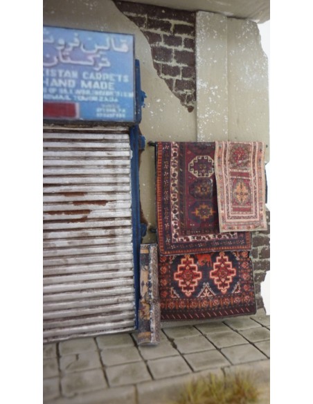 BASE DE DIORAMA: "LA TIENDA DE ALFOMBRAS" 1/35