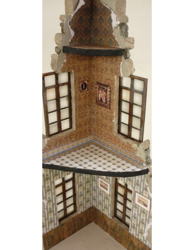 BASE DE DIORAMA: ESQUINA DE EDIFICIO 1/35