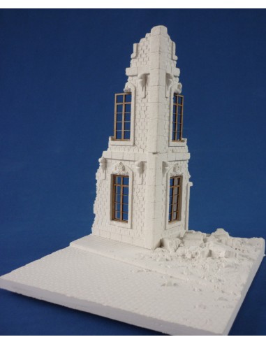BASE DE DIORAMA: ESQUINA DE EDIFICIO 1/35
