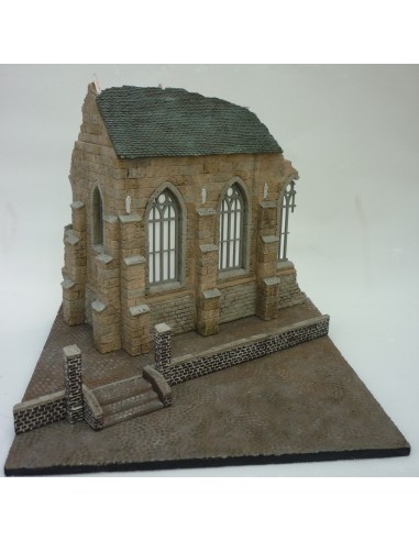 BASE PARA DIORAMA: IGLESIA DESTRUIDA 1/35