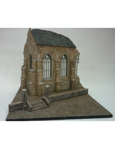 BASE PARA DIORAMA: IGLESIA DESTRUIDA 1/35