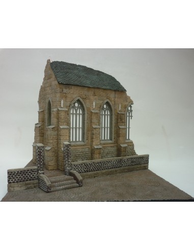 BASE PARA DIORAMA: IGLESIA DESTRUIDA 1/35