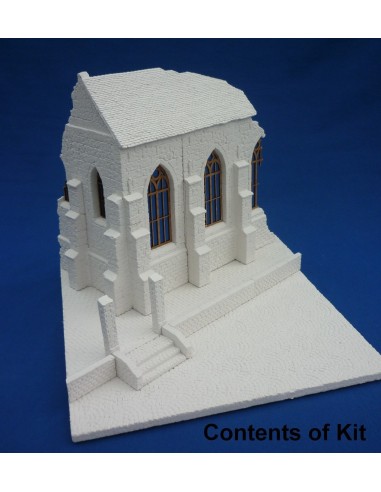 BASE PARA DIORAMA: IGLESIA DESTRUIDA 1/35