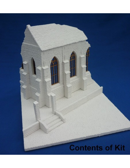 BASE PARA DIORAMA: IGLESIA DESTRUIDA 1/35