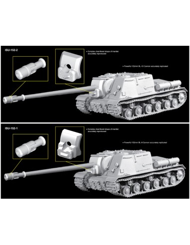 ISU-152-2 155mm BL-10 Cannon 2in1