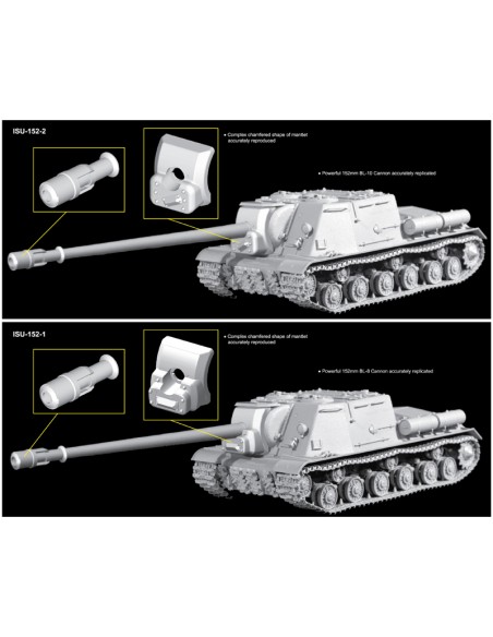 ISU-152-2 155mm BL-10 Cannon 2in1