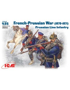 French-Prussian War, 1870-1871 Prussian line infantry