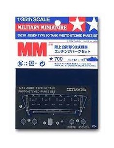 JGSDF Type 90 Tank Photo-Etched Parts