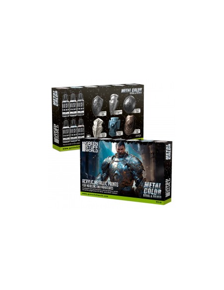 SET PINTURA METÁLICA - PLATA