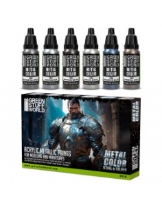 SET PINTURA METÁLICA - PLATA