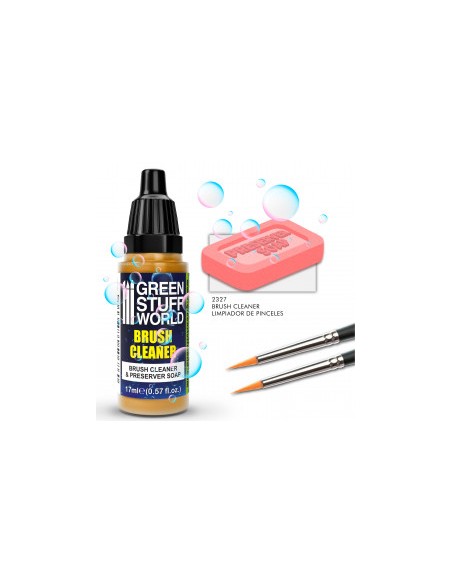 JABÓN LIMPIADOR Y ACONDICIONADOR PARA PINCELES