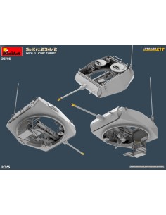Sd.Kfz.234/2 With 'Luchs' Turret Interior Kit 2