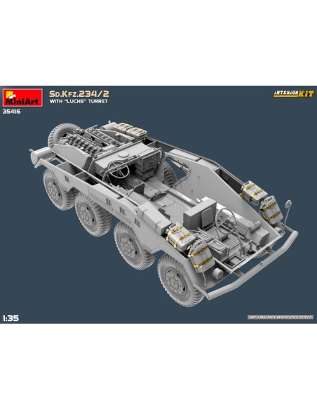 Sd.Kfz.234/2 With 'Luchs' Turret Interior Kit